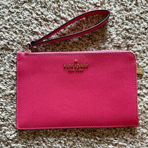 Bright Pink Kate Spade Wristlet